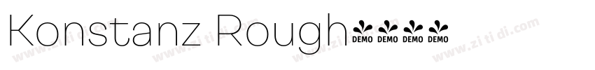 Konstanz Rough字体转换